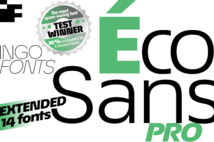 Éco Sans Pro Extended: A Bold Font for Campaigns